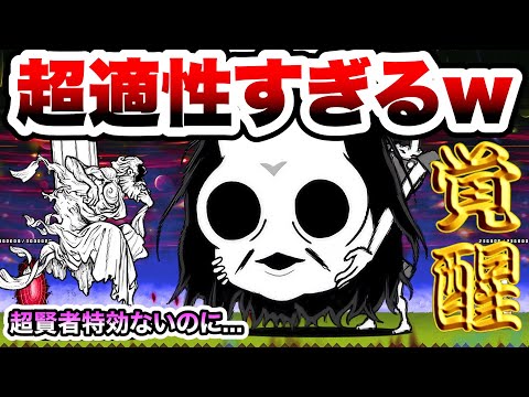 頭おかしいレベルの小烈波を取得したカオランタタランがソラクティスにぶっ刺さってる件www　よき生への執着　にゃんこ大戦争 サムネイル