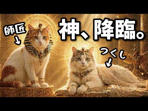 【検証】猫にエジプトの音楽を聴かせると神様だった頃の記憶が蘇るらしい… サムネイル