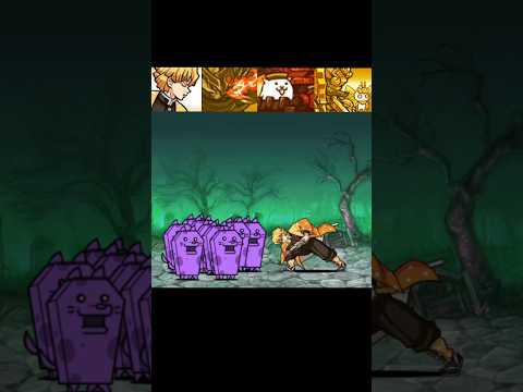 [냥코대전쟁] 좀비관 vs 울슈레 냥코대전쟁 battlecats にゃんこ大戦争 サムネイル