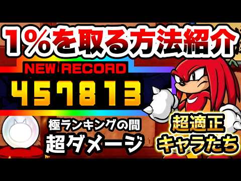 極ランキングの間(超ダメージ)　これで上位1%！おすすめキャラ紹介　闘争本能大会　にゃんこ大戦争 サムネイル