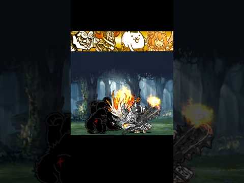 [냥코대전쟁] 분노의 블랙 고릴라저씨 vs 울슈레 냥코대전쟁 battlecats にゃんこ大戦争 サムネイル