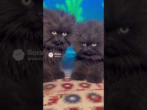 AIeshorts funny catkitten 花火猫 サムネイル