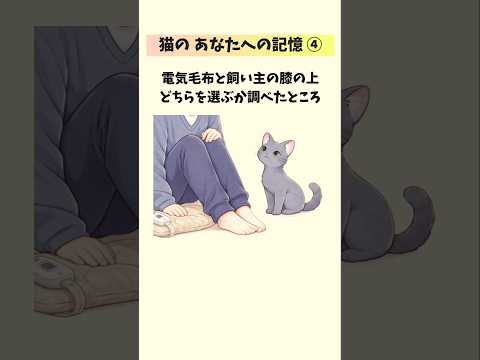猫が一生忘れない飼い主の記憶【10選④】 猫 雑学 豆知識 トリビア 音声「VOICEVOX：ずんだもん」さん サムネイル