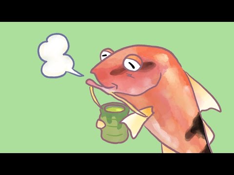 話題の週末ぬりえ！ヒゲのあるさかなを楽しもう🎨🐟 サムネイル
