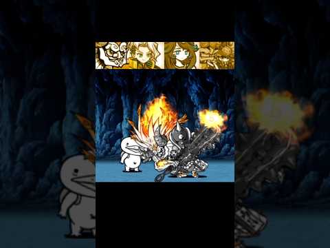 [냥코대전쟁] 가아아파 vs 울슈레 냥코대전쟁 battlecats にゃんこ大戦争 サムネイル