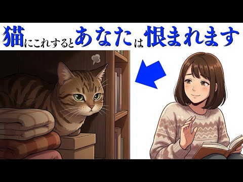 【猫に恨まれる飼い主の行動】猫の雑学 猫 ねこ サムネイル