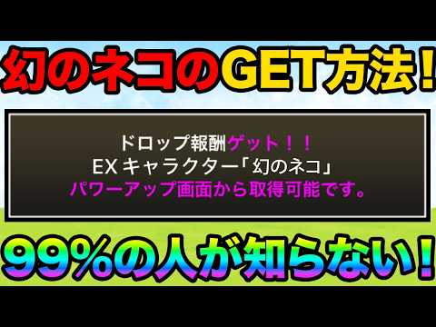 幻のネコのGET方法を紹介します！ほとんどの人が挑戦できない幻のステージ知ってる！？99%が知らないにゃんこ大戦争の豆… サムネイル