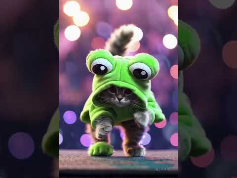 AIcatdanceshorts funny catkitten 猫ダンス サムネイル