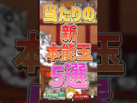 【にゃんこ大戦争】入手方法少なすぎ... 当たりの新本能玉5選‼️ 【にゃんこ大戦争ゆっくり解説】shorts サムネイル