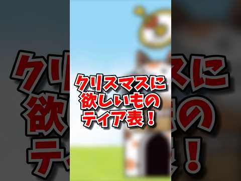 【にゃんこ大戦争】クリスマスに欲しいものティア表にゃんこ大戦争 ゆっくりクリスマス サムネイル
