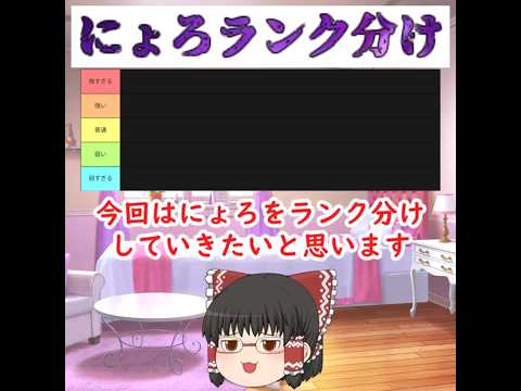 【にゃんこランク分け】にょろを5種類でランク分けしてみた サムネイル