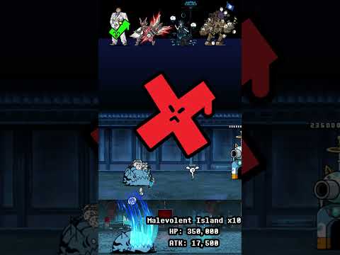 BOSS Malevolent Island Cat The Battle Cats ジェフェ・マレヴォレント・アイラ… サムネイル