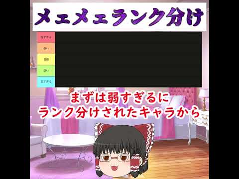 【にゃんこランク分け】メェメェを5種類でランク分けしてみた サムネイル