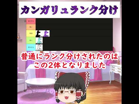 【にゃんこランク分け】カンガリュを5種類でランク分けしてみた サムネイル