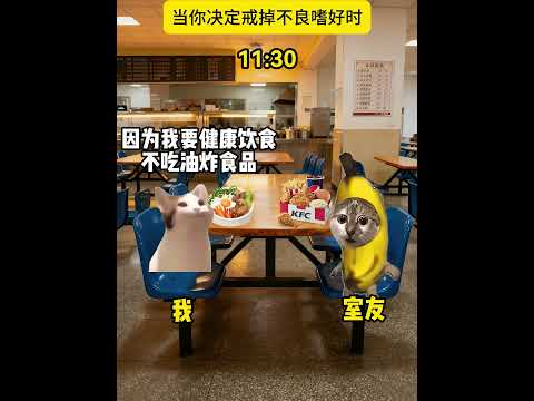 请珍惜你的不良嗜好...   猫meme 猫meme剧场 猫meme小剧场 内容过于真实  故事 貓 猫猫meme小剧… サムネイル