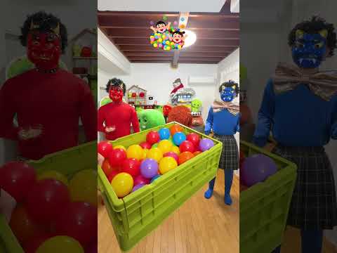 YES？NO？オニチャレンジ👹 oni challenge shorts チャレンジ 節分の日 鬼 サムネイル