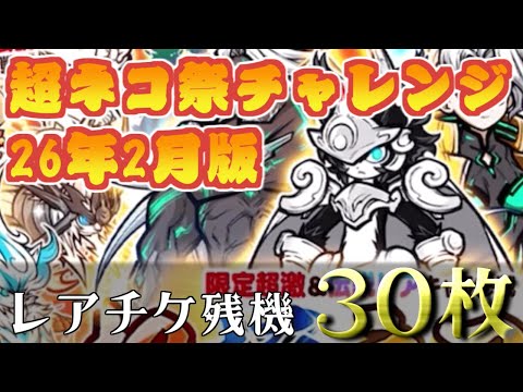 【にゃんこ大戦争】なんか今日死ぬほど運悪いんで多分負けます　最大30枚で挑む超ネコ祭チャレンジ　26年2月版 サムネイル