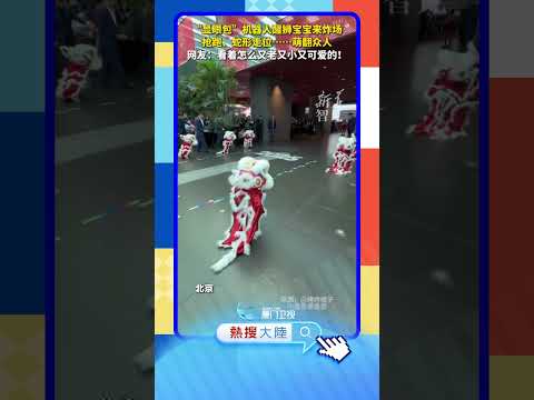 【大陸】顯眼包！機器「醒獅」表演萌翻眾人 サムネイル