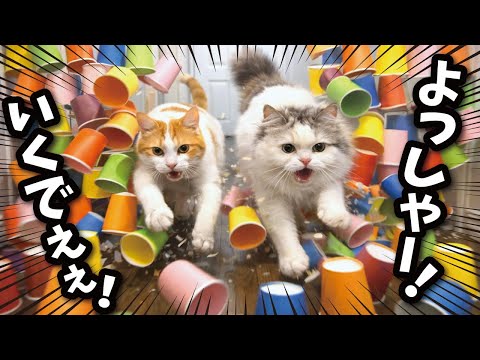 カラフル紙コップチャレンジするでぇぇぇぇぇ！！！！ サムネイル