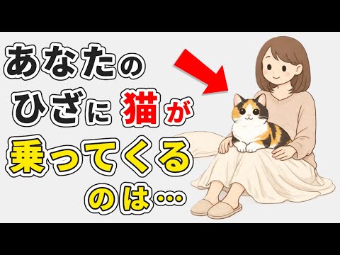 【猫好き必見】猫が本気で心を許した人にだけする行動【10選】 猫 雑学 豆知識 トリビア サムネイル