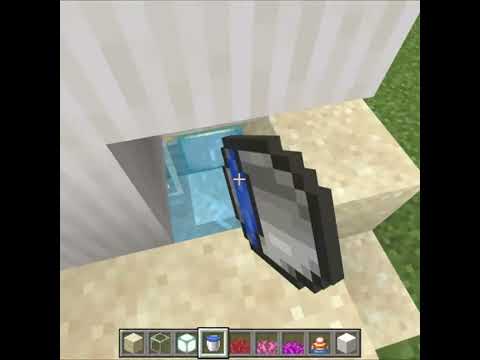 【マインクラフト】簡単に作れるミニ水槽 サムネイル