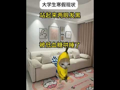 大学生寒假现状 有趣 猫meme 猫meme剧场 猫meme小剧场 内容过于真实  故事 貓 猫猫meme小剧场 喵不… サムネイル