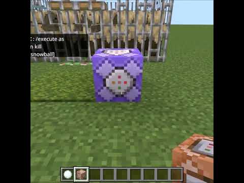 【マインクラフト】雪玉を銃にするコマンド サムネイル