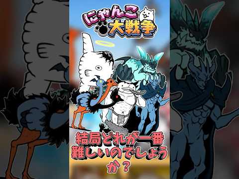 大降臨最強は誰...？ ゆっくり実況 にゃんこ大戦争 ゆっくり解説神ムズ サムネイル