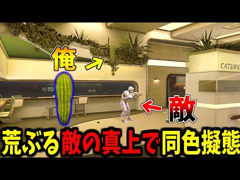 【Prop hunt】植物の中に混ざって敵の真上で同色擬態かくれんぼ