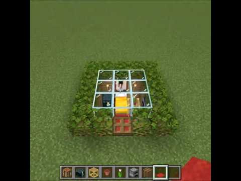 【マインクラフト】簡単に作れるシンプルな地下室