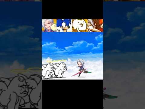 [냥코대전쟁] 천사 곤잘레스 vs 울슈레 냥코대전쟁 battlecats にゃんこ大戦争 サムネイル