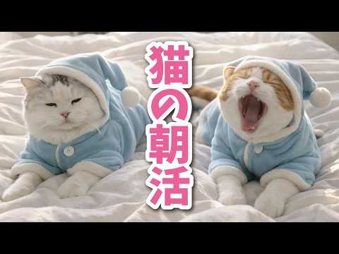 【レア映像】猫の朝活に密着したら面白すぎた サムネイル