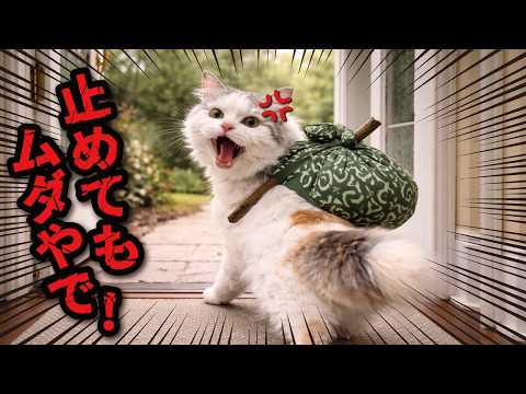 ついに家出を決意した猫 サムネイル