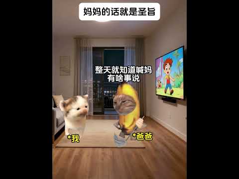 妈妈的话就是圣旨有趣 猫meme 猫meme剧场 猫meme小剧场 内容过于真实  故事 貓 猫猫meme小剧场 喵不… サムネイル