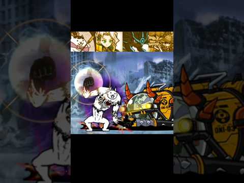 [냥코대전쟁] 대광란의 거신 vs 울슈레 냥코대전쟁 battlecats にゃんこ大戦争