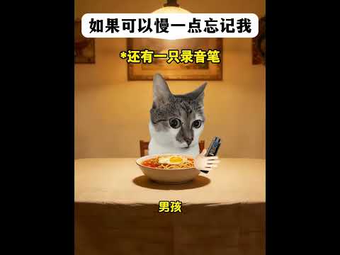 如果可以..请你慢点忘记我 有趣 猫meme 猫meme剧场 猫meme小剧场 内容过于真实  故事 貓 猫猫meme…