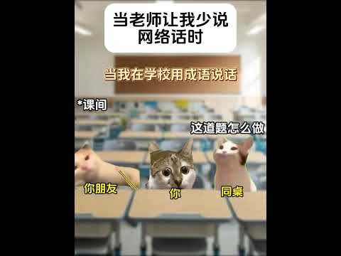 老师，这下你满意了吧有趣 猫meme 猫meme剧场 猫meme小剧场 内容过于真实  故事 貓 猫猫meme小剧场… サムネイル