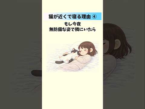 【猫の心理】一緒に寝る場所でわかる「あなたへの信頼度」と本音④ 猫 雑学 豆知識 トリビア 猫の心理 音声「VOICE… サムネイル