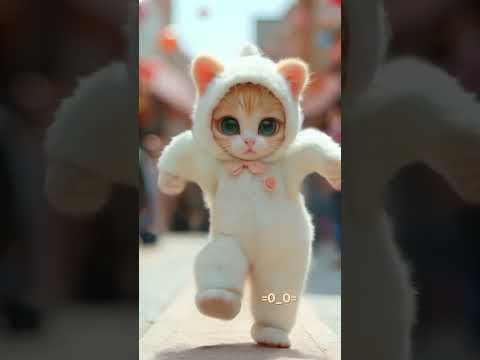 今話題の可愛い猫ダンス動画！