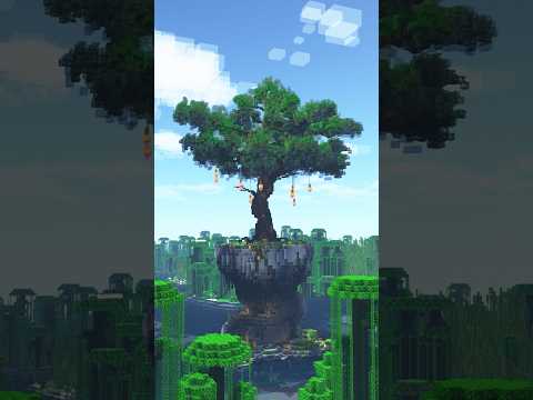 マイクラでリアルな巨大な木がを作ったら物語始まった！ mさん マイクラ homeクラ サムネイル