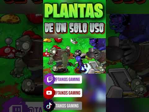 Plantas de un solo uso pvz  PlantasVsZombies サムネイル