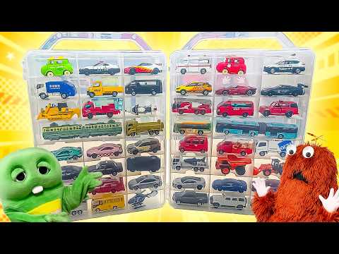 【トミカおかたづけ】あそんだらたのしくおかたづけ！トミカ はたらくくるま パトカー 救急車 消防車 ヘリコプター おか… サムネイル