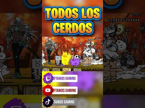 TODOS LOS CERDOS | The Battle Cats battlecats thebattlecats サムネイル