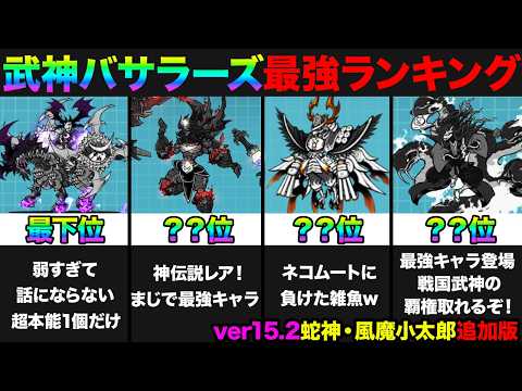 蛇神・風魔小太郎は何位になるのか！戦国武神バサラーズ最強ランキング！みんなの投票で作ってみたら面白すぎたw　にゃんこ大… サムネイル