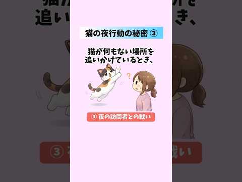 【猫の行動😻】あなたが寝たあと猫がひっそり行っている5つの秘密③ 猫 雑学 豆知識 トリビア 音声「VOICEVOX:… サムネイル