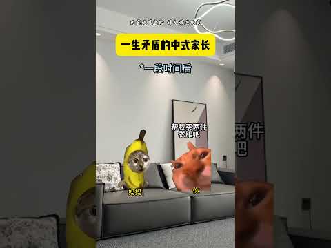 一生矛盾的中式家长 有趣 猫meme 猫meme剧场 猫meme小剧场 内容过于真实  故事 貓 猫猫meme小剧场…