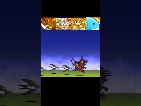 [냥코대전쟁] 제비족 vs 울슈레 냥코대전쟁 battlecats にゃんこ大戦争 サムネイル