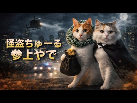 ついにあいつらが帰ってきた…！！怪盗ちゅーるREMAKEッッ サムネイル