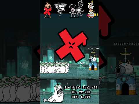 BOSS Sir Metal Seal The Battle Cats ボス卿メタルシール にゃんこ大戦争 サムネイル