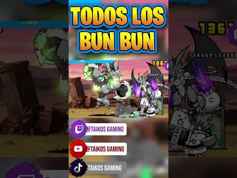 TODOS LOS BUN BUN | The Battle Cats battlecats thebattlecats サムネイル